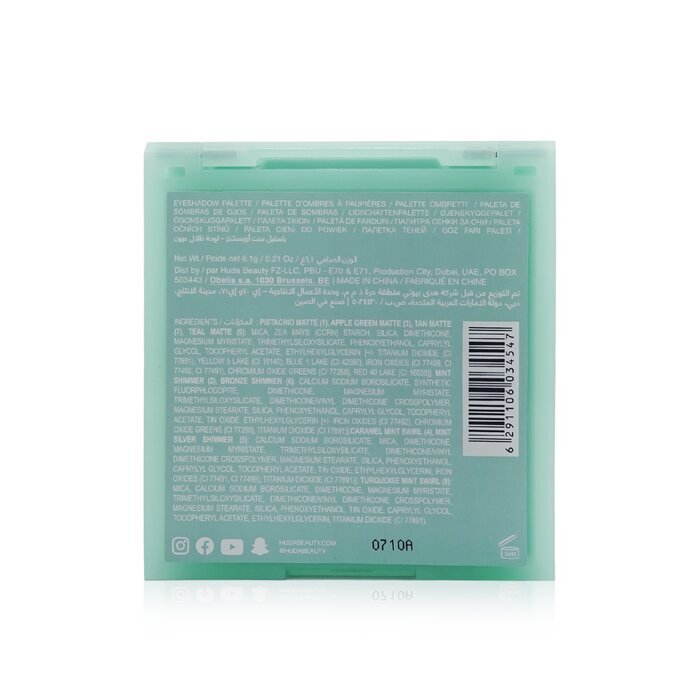 Huda Beauty Pastel Obsessions Eyeshadow Palette (9x Eyeshadow) - # Mint