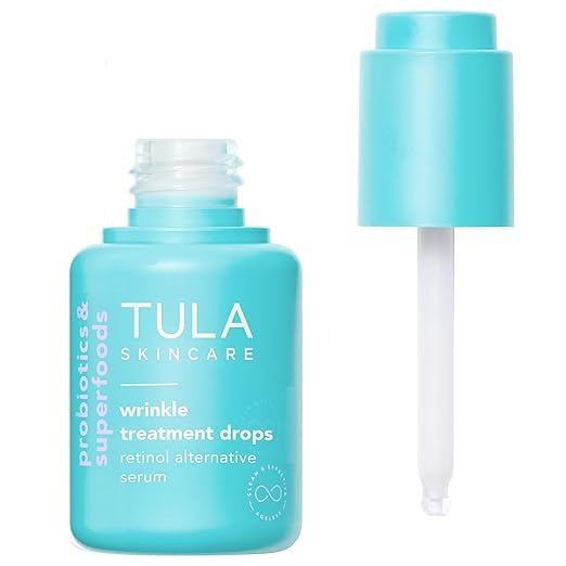 Tula Skincare Probiotics And Superfoods Wrinkle Treatment Drops Retino Alternative Serum 2 x 0.24 oz