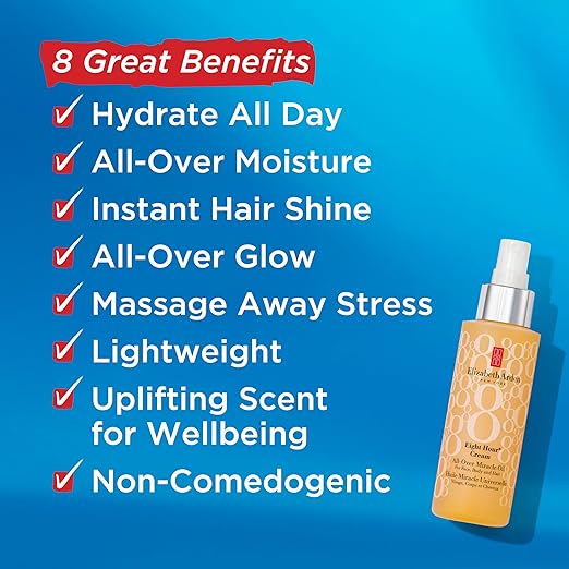 Elizabeth Arden Eight Hour Cream All-Over Miracle Oil, 3.4 Oz