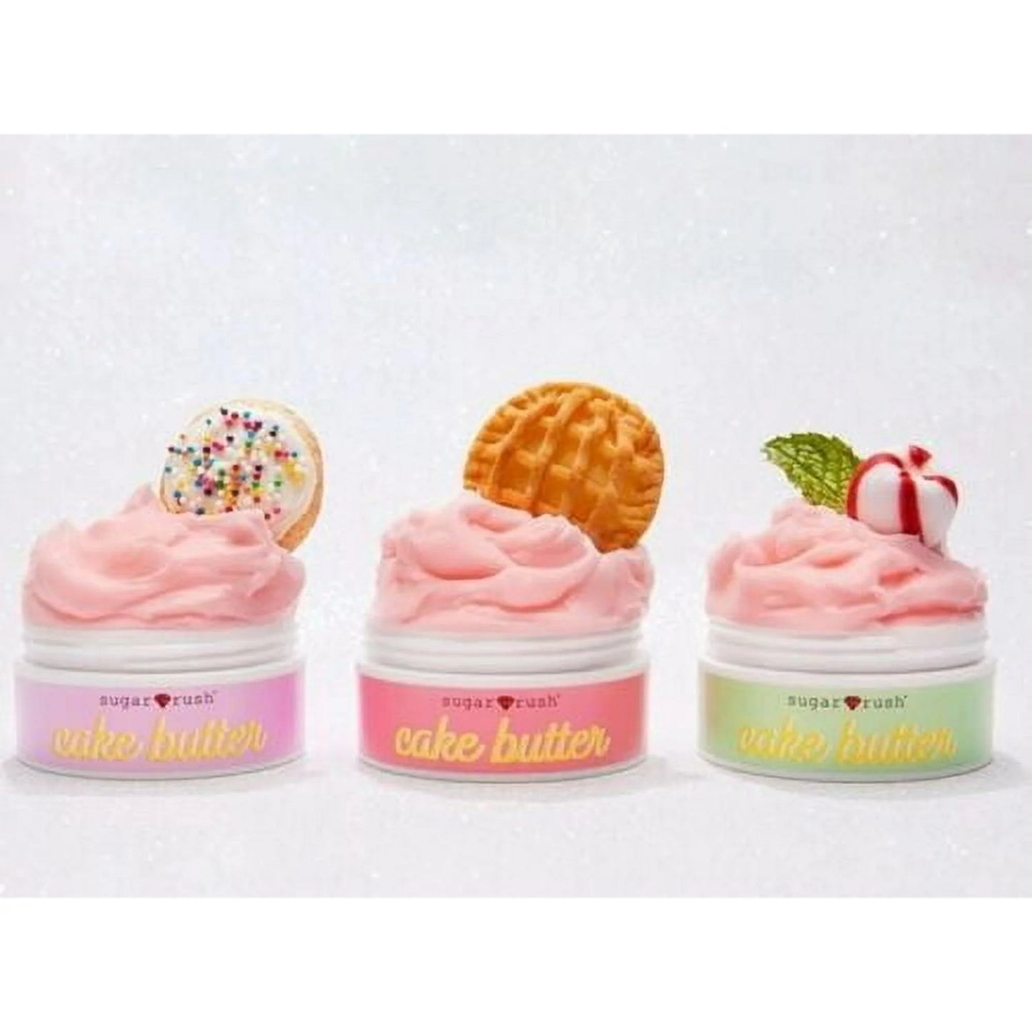 Tarte Sugar Rush Limited Edition Cake Butter Whipped Body Butter Trio 1.4 Oz