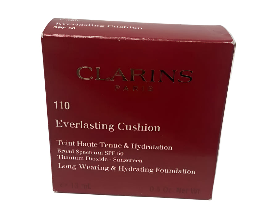 Clarins EVERLASTING CUSHION Long Wearing & Hydrating Foundation, 110 Honey .5oz