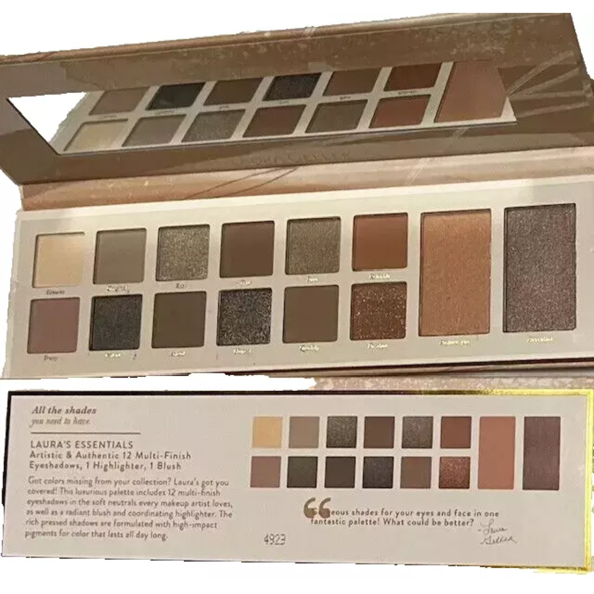 Laura Geller Laura's Essentials Artistic & Authentic 12 Mult-Finish Eyeshadows 0.4 oz
