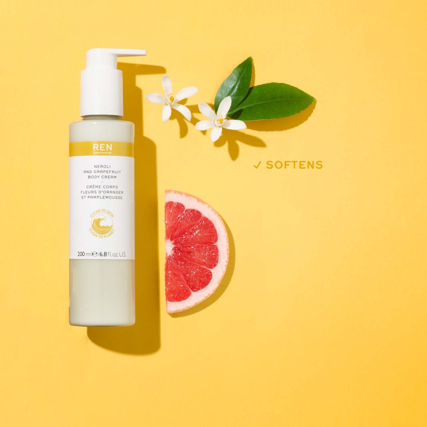 Ren Neroli & Grapefruit Body Cream
