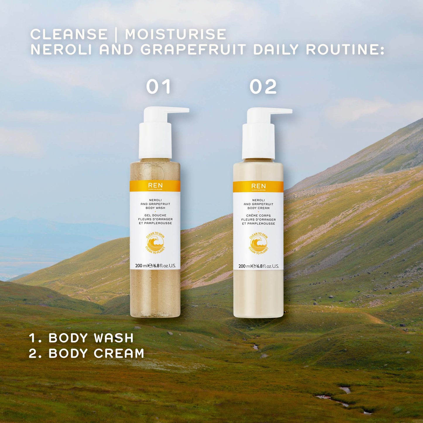 Ren Neroli & Grapefruit Body Cream