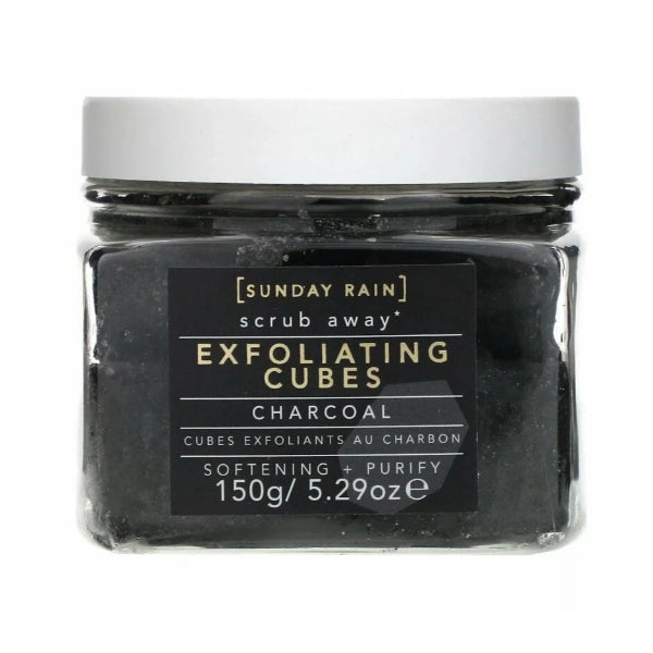 Sunday Rain Exfoliating Cubes Charcoal
