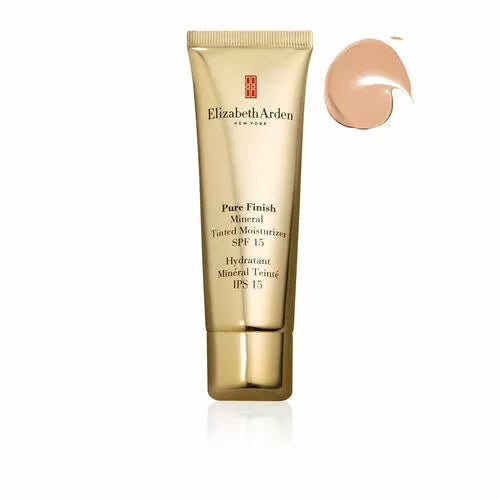 Elizabeth Arden Pure Finish Mineral Tinted Moisturizer Cream SPF 15 03 Medium 1.7 oz