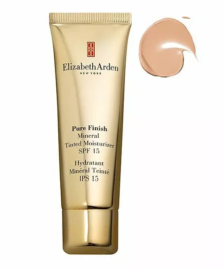 Elizabeth Arden Pure Finish Mineral Tinted Moisturizer Cream SPF 15 03 Medium 1.7 oz