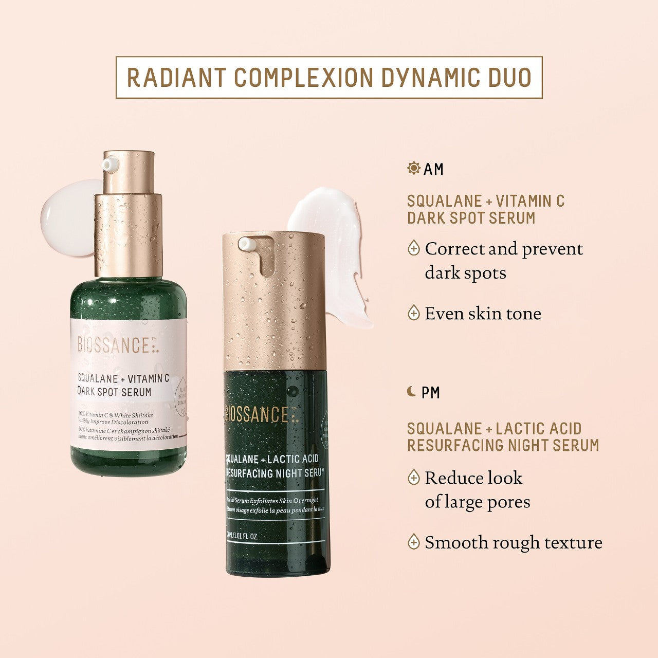 Biossance Squalane + Vitamin C Dark Spot Serum .33oz