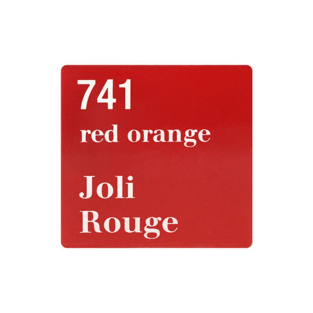 Clarins Joli Rouge Moisturizing Long Wearing Lipstick #741 RED ORANGE – 0.1 oz