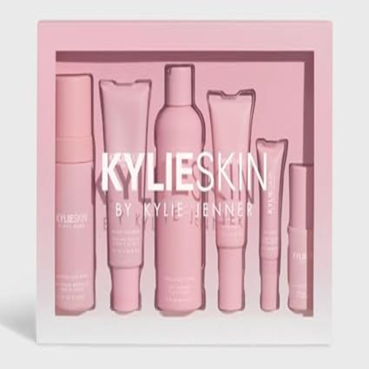 Kylie Skin Care Set: Face Wash, Toner, Scrub, Serum, Moisturizer, Eye Cream 1.0 Oz