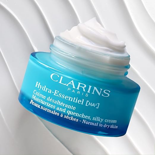 Clarins Hydra-Essentiel Silky Cream Intensely Hydrating Moisturizer 0.5oz