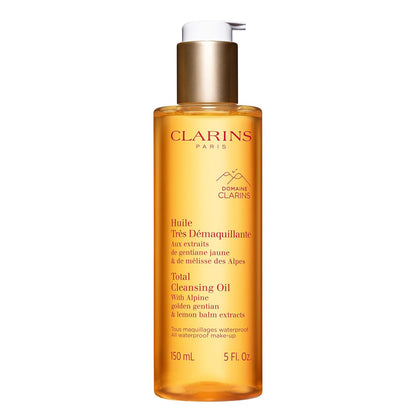 Clarins Total Cleansing Oil With Alpine Golden Gentian And Lemon Balm Extracts