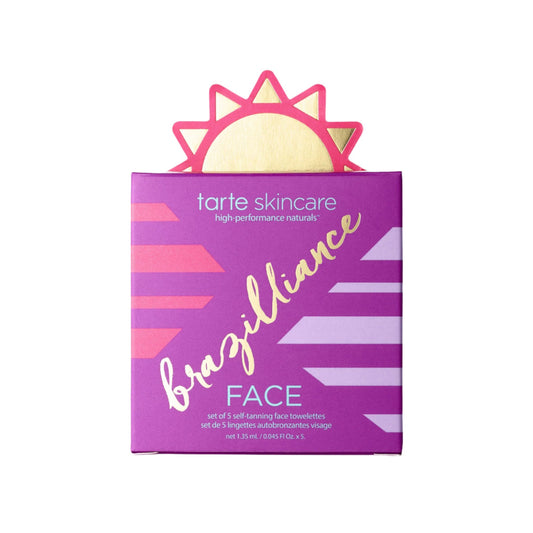 Tarte Brazilliance Self Tanning Face Wipes Towelettes Single Use Pack of 5