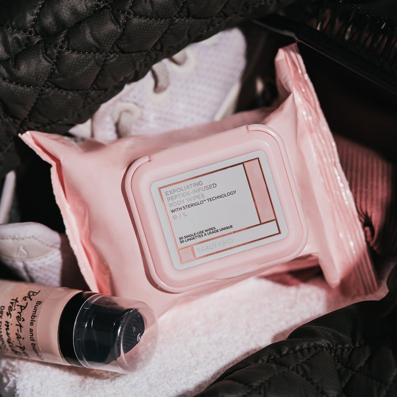 BeautyBio Exfoliating Peptide-Infused Body Wipes 30ct