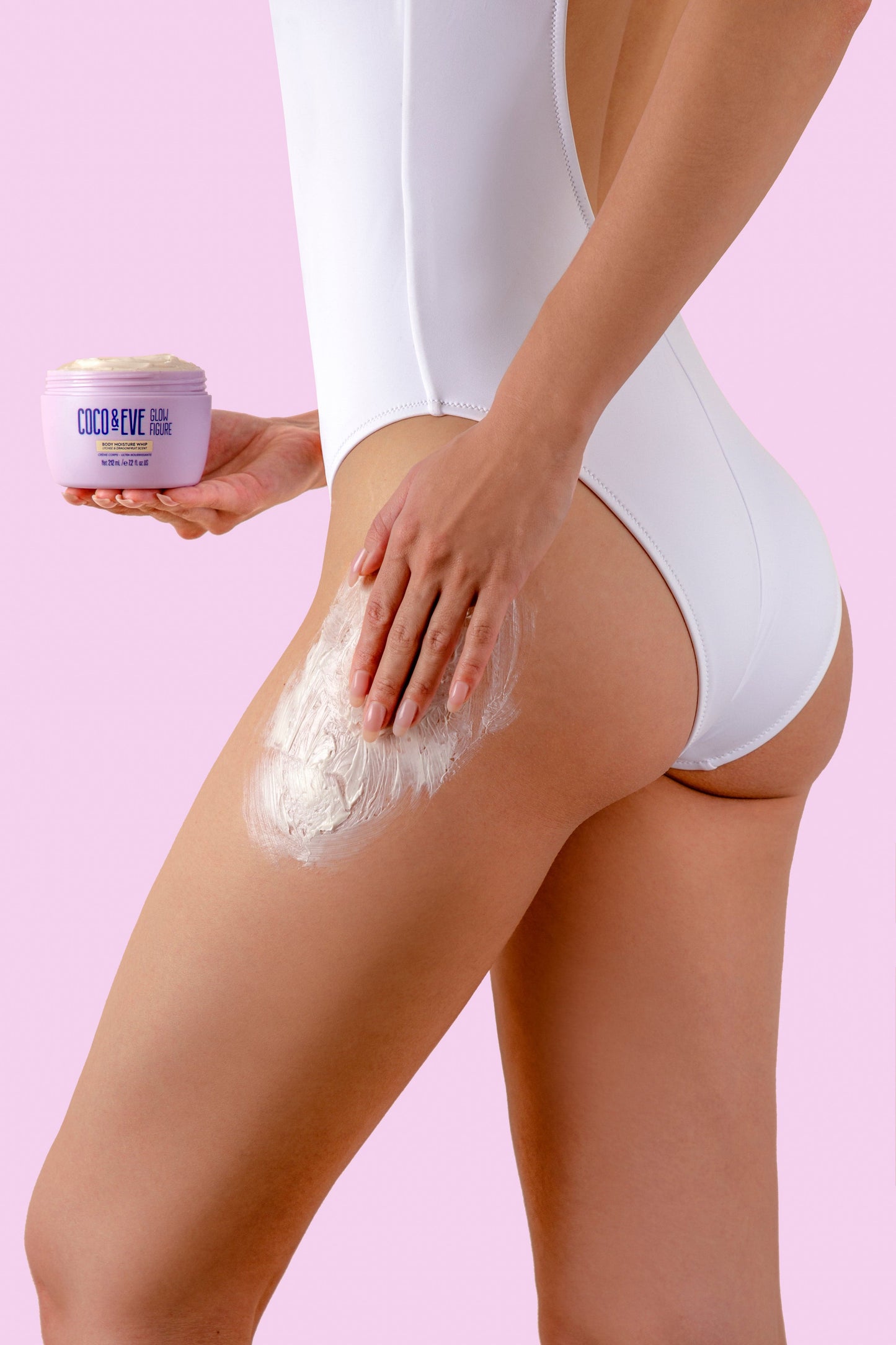 Coco & Eve Glow Figure Whipped Body Cream 212ml - Lychee & Dragon Fruit Scent