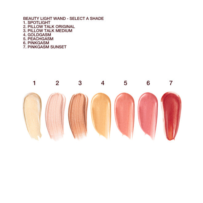 Charlotte Tilbury Glowgasm Beauty Light Wand In Pinkgasm Highlight Blush Cream .40oz