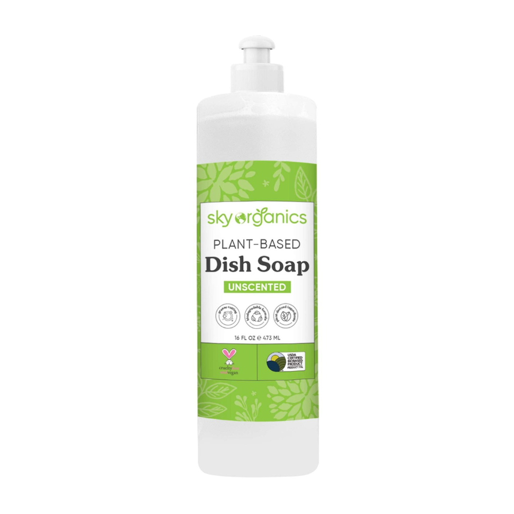 Sky Organics Plant Based Dish Soap - Unscented