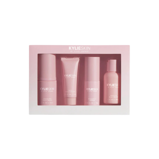 Kylie Skin Care Set: Face Wash, Toner, Scrub, Serum, Moisturizer, Eye Cream