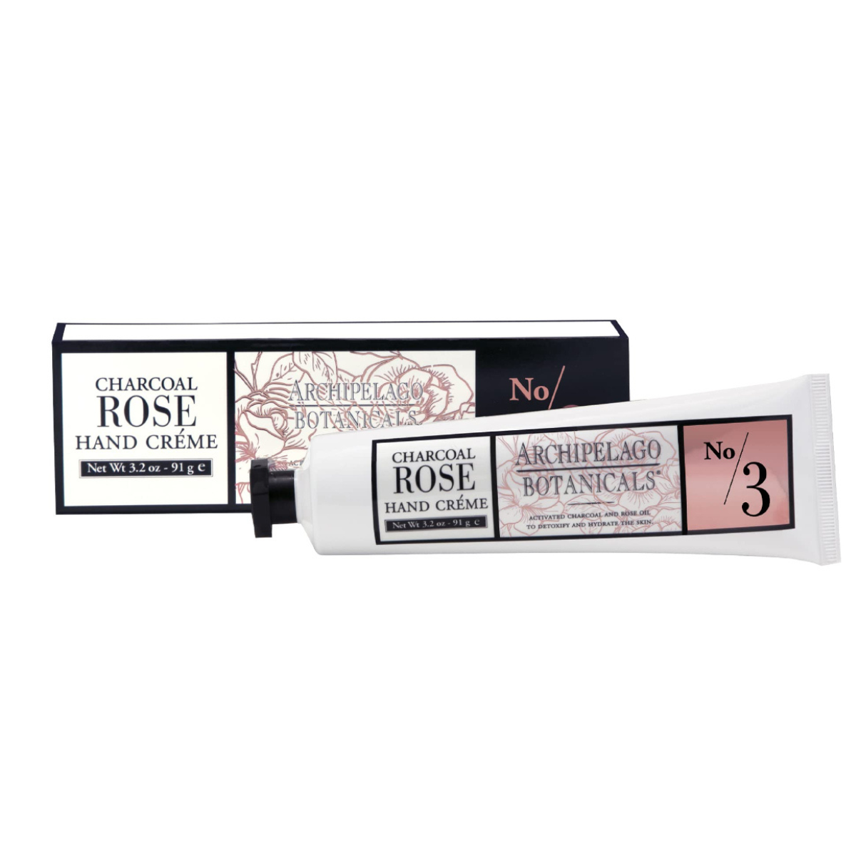 Archipelago Botanicals Charcoal Rose Hand Creme