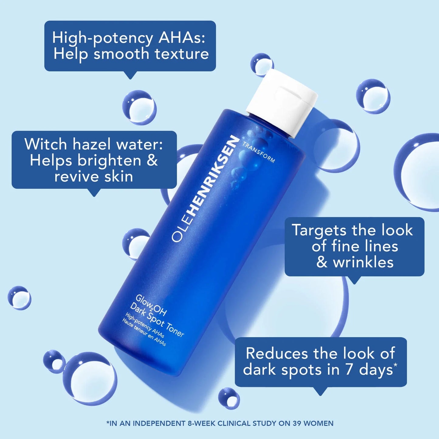 Ole Henriksen Glow2OH 7% AHA Exfoliating Dark Spot Toner 10 oz
