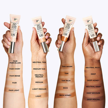 IT Cosmetics Foundation CC+ Nude Glow Medium Tan 1.08 oz