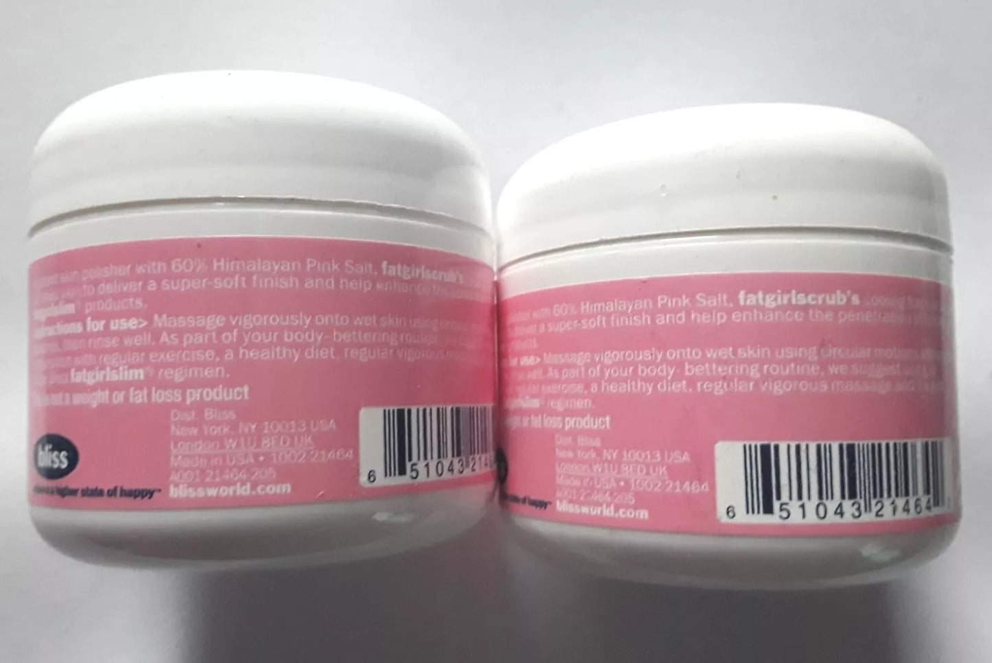 Bliss Fat Girl Scrub Skin Smoothing Stimulating Body Exfoliator