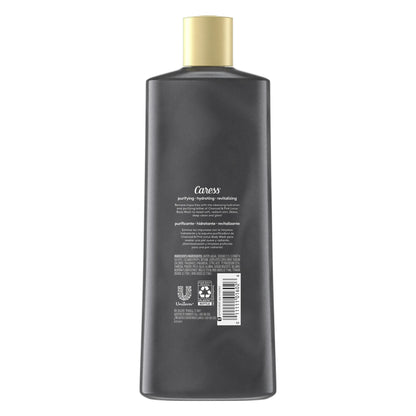 Caress Charcoal And Pink Lotus Womens Body Wash 18oz