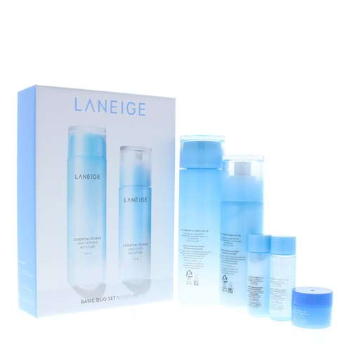 Laneige Essential Power Skin Refiner + Emulsion Duo Set (5pc SET)